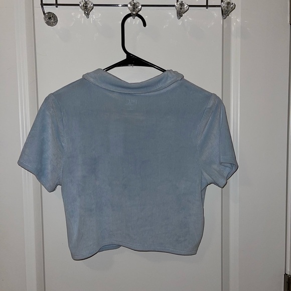 Blue Crop Top - Picture 2 of 2